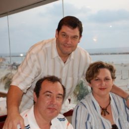 Фотография "Botzman Yakov, his wife Lena and I - Tel Aviv: June 26, 2008"