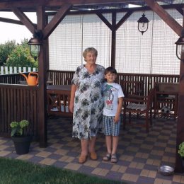 Фотография "Мама с внуком в гостях в Украине"