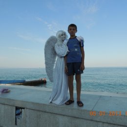 Фотография "Мой племянник Андрей с ангелом )"