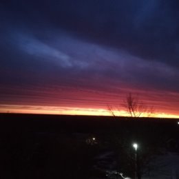 Фотография "Такое небо было утром"