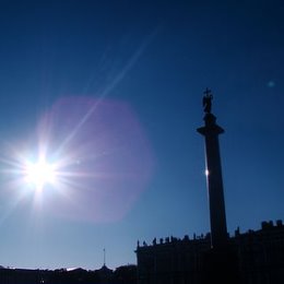 Фотография "The Palace Square and the Alexandrian Column."