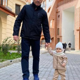 Фотография "С дедой на прогулке)"