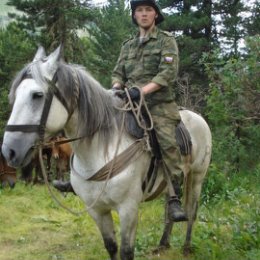 Фотография "Я верхом на белом коне :)
Алтай, 2008"