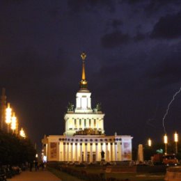 Фотография "ВДНХ,  13 июля 2016 года, гроза"