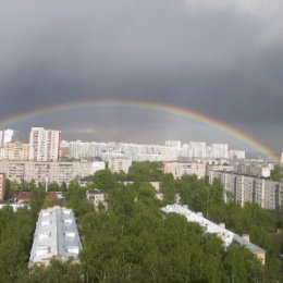 Фотография "Двойная радуга в Люберцах "