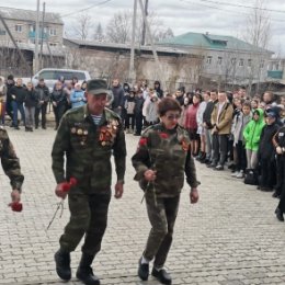 Фотография "Открытие мемориальной плиты ребятам, погибшим на СВО, Ерофей Павлович.. 8 мая 2024г"