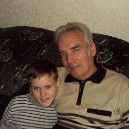 Фотография "Мой сынулька с дедушкой"