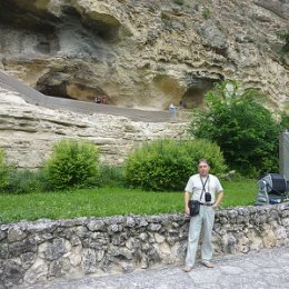 Фотография "Пещерный монастырь Аладжа 13 век Варна Болгария"