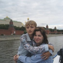 Фотография "Дочь Алёна с внуком,лето2007г."