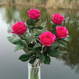 Фотография "🥀 Розы ручной работы -
фоамиран, холодный фарфор 🥀

Суть розы в том, чтобы всегда и везде быть самой красивой."