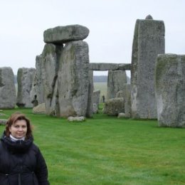 Фотография "Stonehedge, England 2005,expecting the 3rd son...."