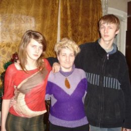 Фотография "Новый 2007 год с детьми Таей и Максимом"
