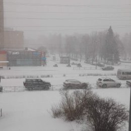 Фотография "Петрозаводск, 19 апреля 2024. Даже для Севера 20 см снега в середине весны - это перебор)))"
