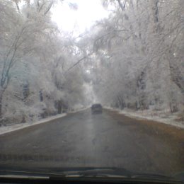 Фотография "первый снег!!!дорога .кызмоло -беловодское!"