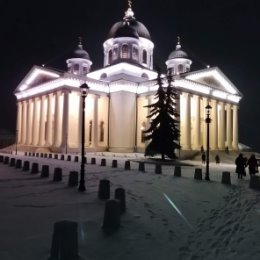 Фотография "Арзамасский собор ранним зимним утром."