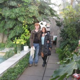 Фотография "Оранжерея. Санкт-Петербург. Сентябрь 2008. Антошка и Я;)"