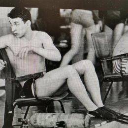 Фотография "Нашёл в архиве музея спорта. Год не помню, но уже в моно, вероятнее всего заплыв на 800 акваланг"