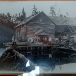 Фотография "Плотина на Осуге возле д. Щербово. (Из Селиховской библиотеки). Если у кого то есть описания или фото машутинской или пудышевской плотин на Осуге, прошу поделиться. "