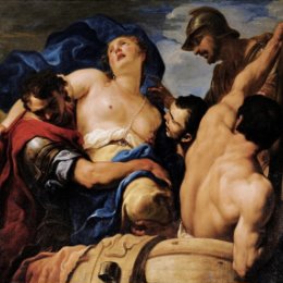 Фотография "«The Abduction of Helen». Antonio Molinari. Italian 1655-1704. Robert de Balkany, Rue de Varenne, Paris. Vente du Jour. oil/canvas. Sotheby’s upcoming auction Sept.28, 2016."