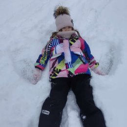 Фотография "Моя Лерочка. Снег в Астрахани радость не только для детишек, но и для взрослых! "