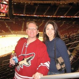 Фотография "March 2008. Coyotes vs. Sharks. We won!!"