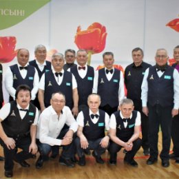 Фотография "Команда ветеранов 63+ "Тарлан" (Астана) на турнире в Талдыкоргане."