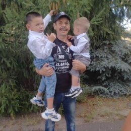 Фотография "# Я с внуками Артем и Матвей. #"