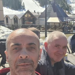 Фотография "31.03.2024г. с.Архыз горнолыжный курорт с братаном Беловым Серёгой. "