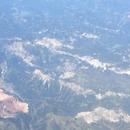Фотография "Швейцария из самолета"