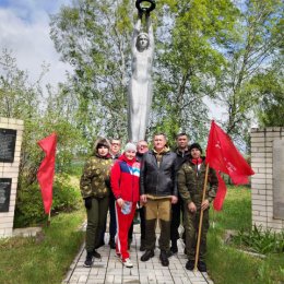 Фотография "Сегодня прошёл традиционный велопробег Верхние Тимерсяны-Большое Нагаткино,  посвященный 79-й годовщине Победы в Великой Отечественной войне. Мы преодолели 42 км🚴🔥"