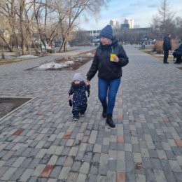 Фотография "Прогулка с внуком по парку!"