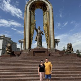 Фотография "Памятник Исмоила Сомони Душанбе  🇹🇯 "