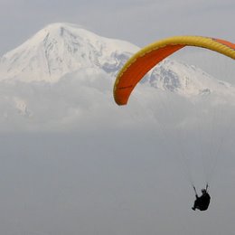 Фотография "Гора Арарат, Я и мой Параплан ..."