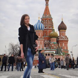 Фотография "Моя красавица на Красной площади"