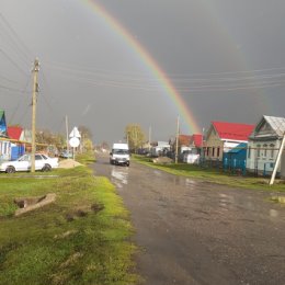 Фотография "Это моя деревня после дождя"