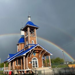Фотография "Наш храм после дождя сегодня 1 мая 2024 года. "