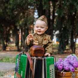 Фотография "С днём победы дорогая внучка. "