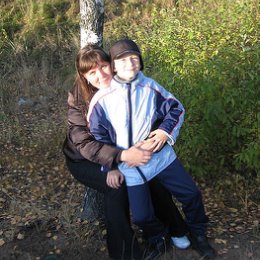 Фотография "Это я и мой сын Максим. осень 2009года"