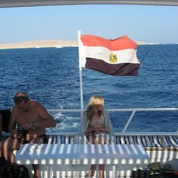 Фотография "На яхте в Красном море
"