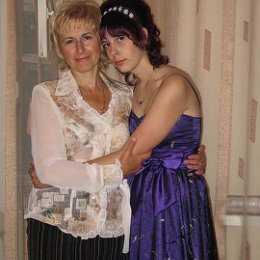 Фотография "Мы со старшей дочкой в день выпускного вечера"