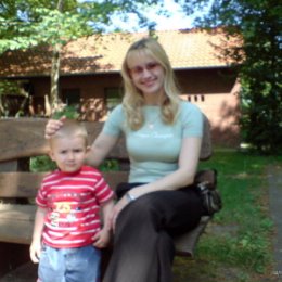 Фотография "мы с сыном в Ганновере, в церковном парке"