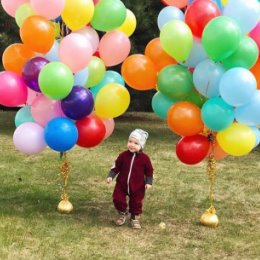 Фотография "Доброе утро друзья☀️ скоро наступает  пора выпускных в школах и детских садах🎈🎈🎈Принимаем заказы на оформление и украшения праздника для ваших детей 🎈          Шар без обработки для запуска  -35 рублей🎈 Шар с обработкой-40 рублей 🎈"