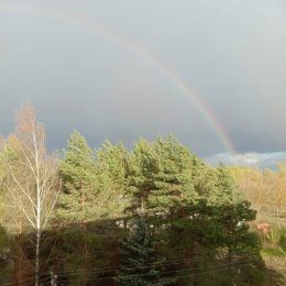 Фотография "19 апреля  Первая радуга 🌈 в этом году !"