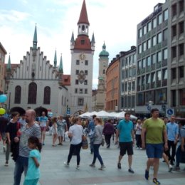 Фотография "München, Marienplatz 02.07.2016"