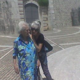 Фотография "это моя римская бабушка с альцзеймером...и с характером фурии...царство ей небесное..."