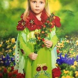 Фотография "Дівчинка-квіточка"