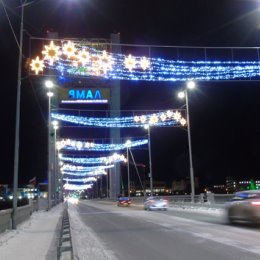 Фотография "Мост в Салехарде через Шайтанку (Преображенку)"