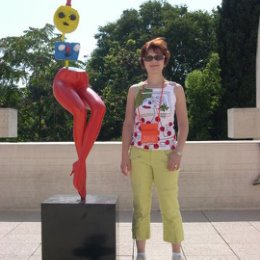 Фотография "Барселона. 2007. Крыша Fundación Joan Miró
"