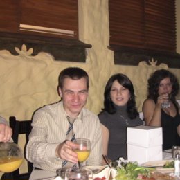 Фотография "08/08/2008 Мы празднуем ДР TELS Polska Sp. z o.o. Я слева... с соком...."