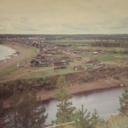 Фотография "95 год , поселок еще на месте и бабушкин дом видно"